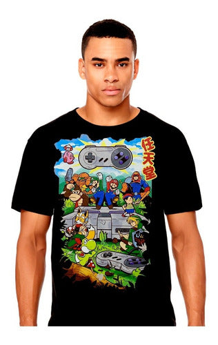 Mario Bros Nintendo Videojuegos - Polera - Polera