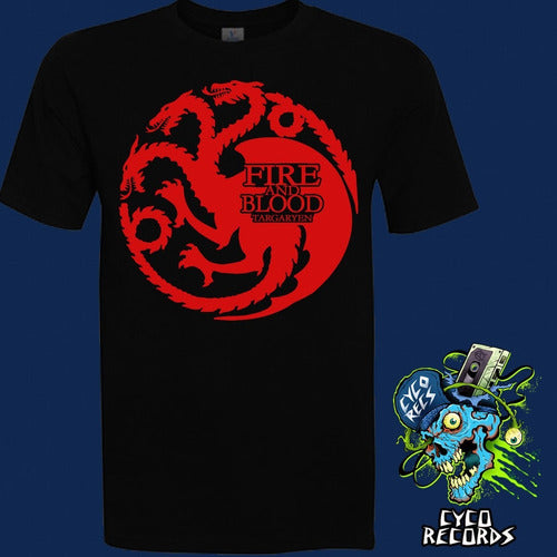 Game Of Thrones - Fire And Blood Targaryen - Polera