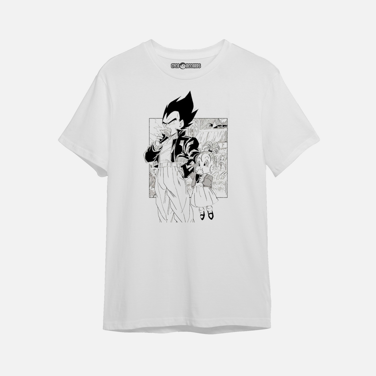 Dragon Ball - Vegeta Y Bra - Polera