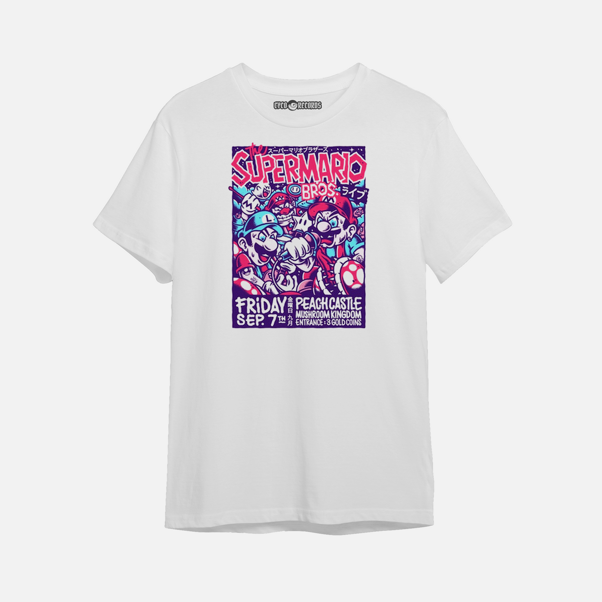 Super Mario Bros - Live - Polera
