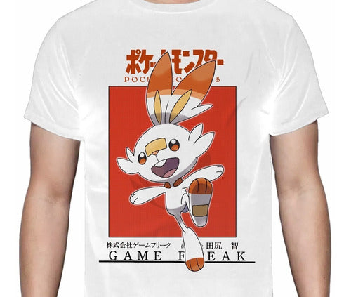 Pokemon - Scorbunny - Polera