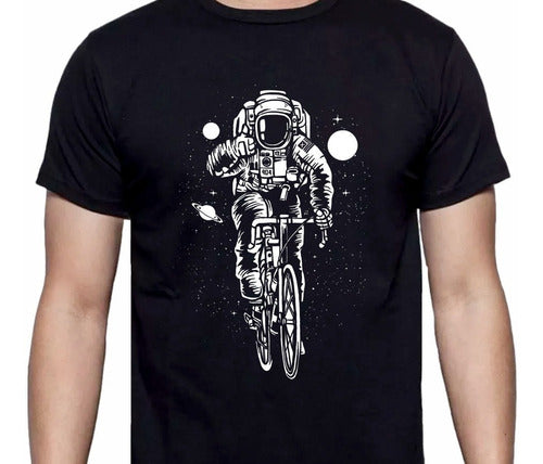 Astronauta En Bici - Clásicas - Polera