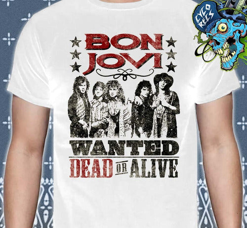 Bon Jovi - Wanted Dead Or Alive - Polera