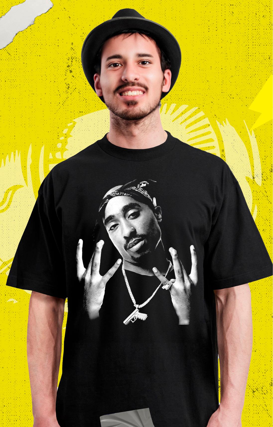 2pac - Tupac Dedos - Polera
