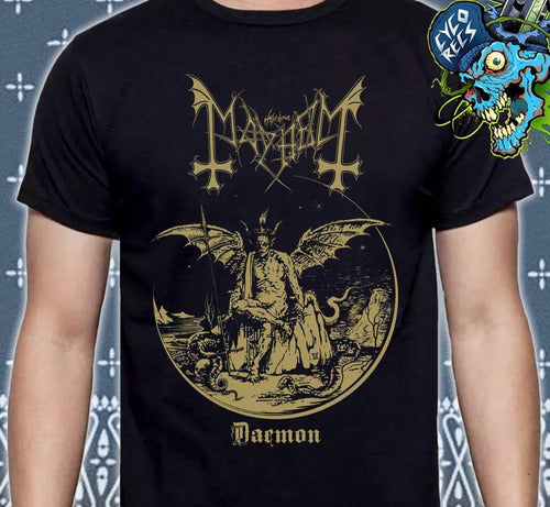 Mayhem  Daemon - Black Metal - Polera