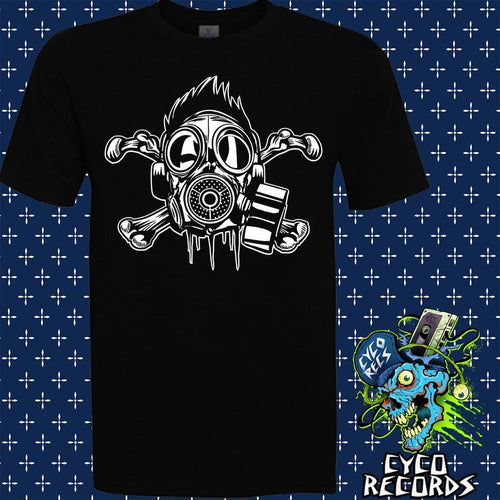 Cross Bones Gasmask - Otros - Polera