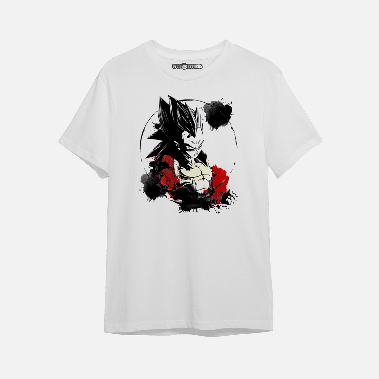 Vegeta 4 - Blanca Dragon Ball - Polera