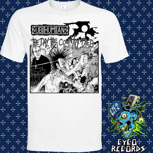 Subhumans The Day The Country Died - Blanca - Polera