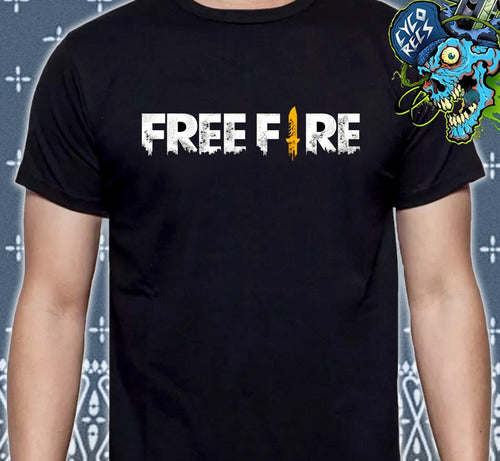 Free Fire Diseño 2 Videojuegos Polera - Cyco Rec - Polera