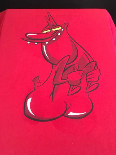 Rojo 2 - La Vaca Y El Pollito - Polera