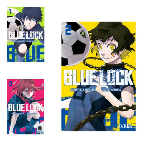 Pack Blue Lock Tomos 1 , 2 Y 3 Ivrea Arg. + Regalo