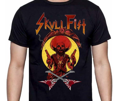 Skull Fist - Guitars - Polera
