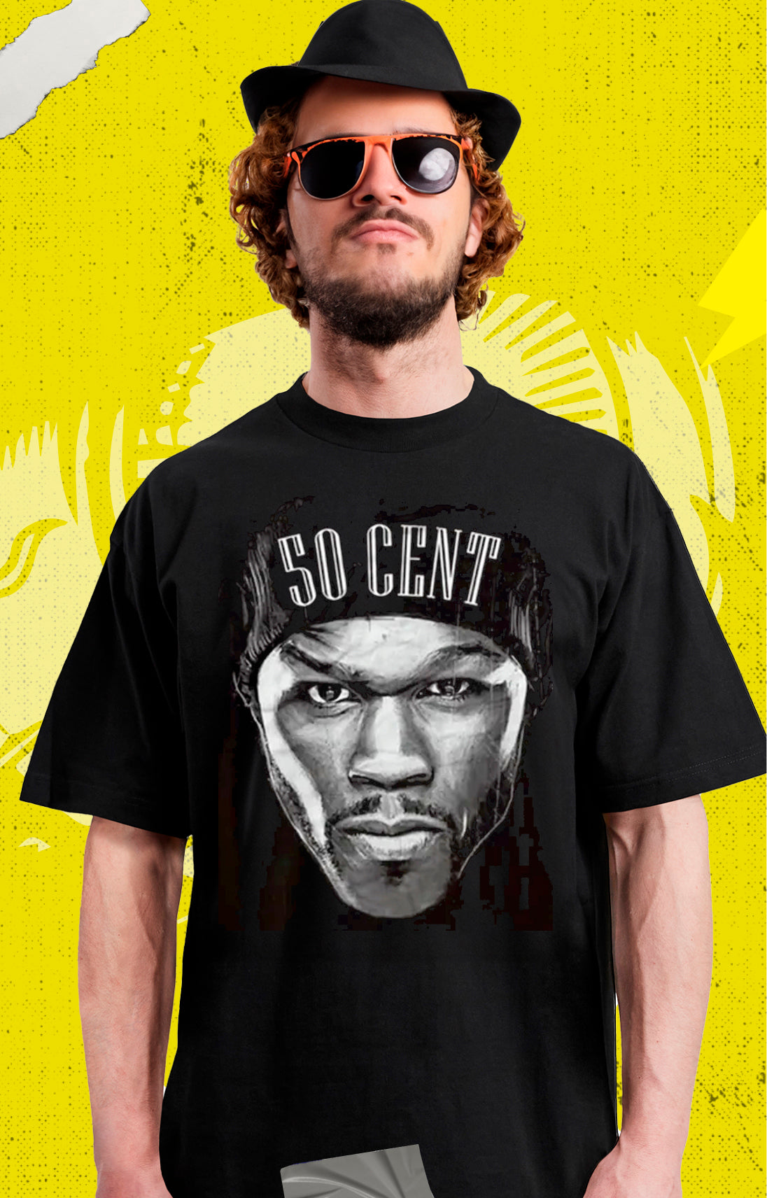 50 Cent - Face Logo - Polera