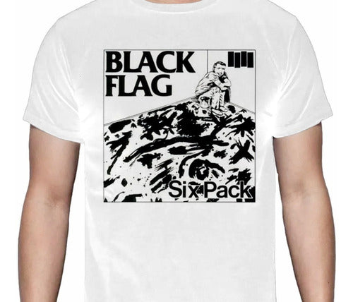 Black Flag - Six Pack - Polera