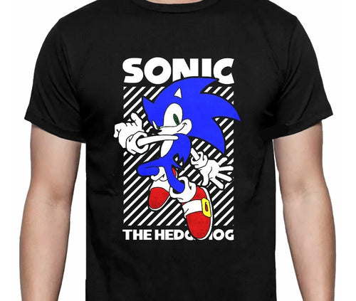 Sonic The Hedgehog - Sonic Black - Polera