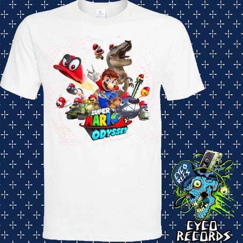 Super Mario Oddysey - Blanca - Polera