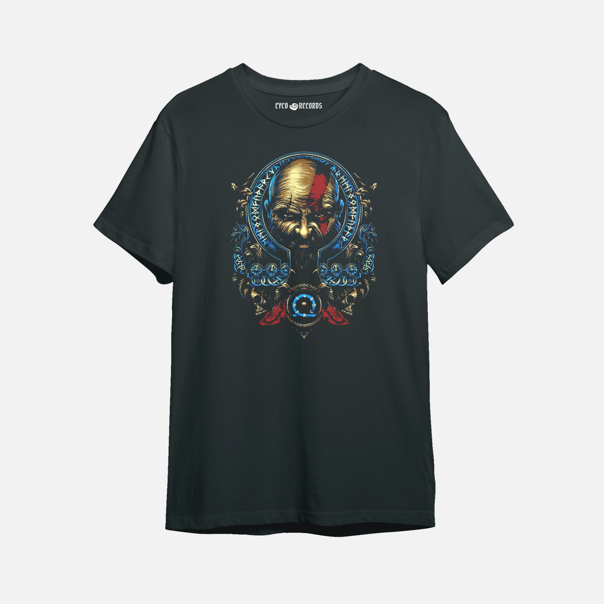 God Of War - Cara Kratos - Polera