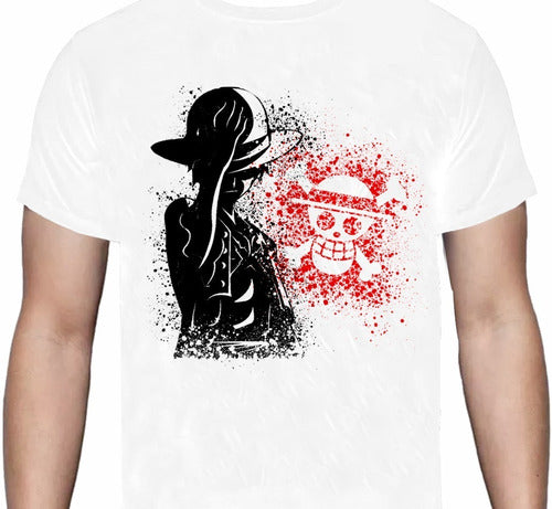Luffy Grafitty - Blanca - Polera