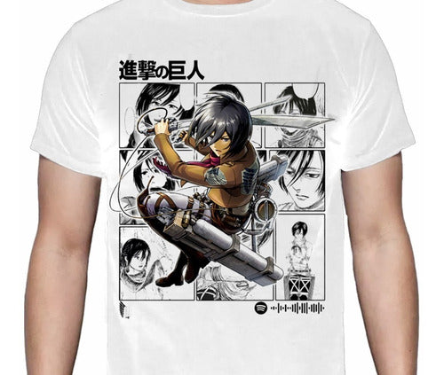 Shingeki No Kyojin - Attack On Titan Mikasa 1 - Polera
