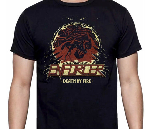 Enforcer - Death By Fire - Polera