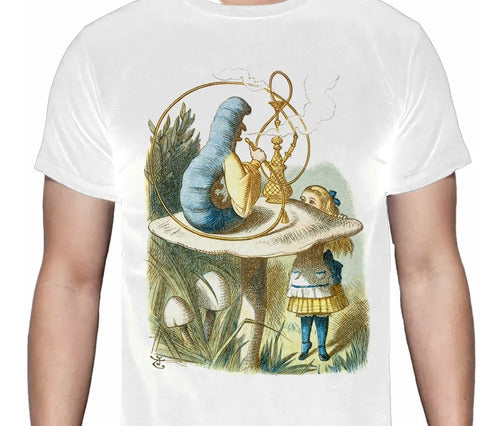 Alicia En El País De Las Maravillas - Oruga Azul - Polera