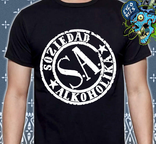 Soziedad Alkoholika - Polera Serigrafia - Polera