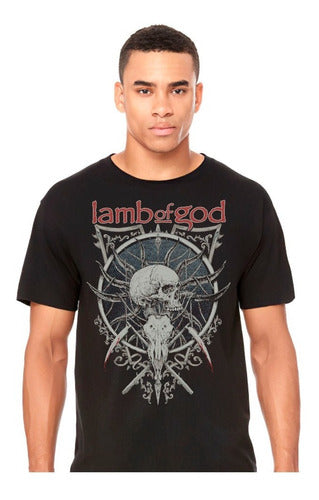 Lamb Of God - Skull - Polera