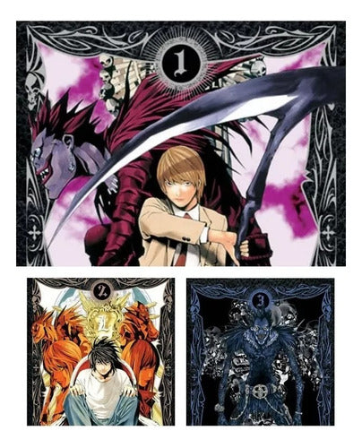 Pack Death Note Tomos 1, 2 Y 3 Ivrea Arg. + Reg.