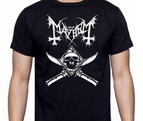 Mayhem - Knives - Polera