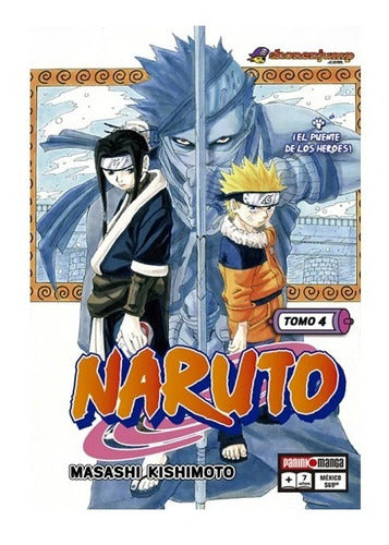 Manga Naruto Tomo 4 - Panini Argentina + Regalo