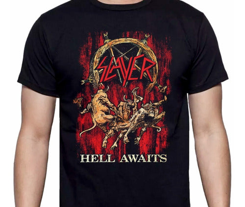 Slayer - Hell Awaits - Polera
