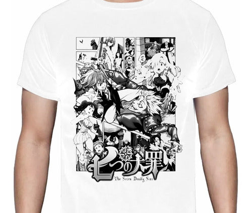 Nanatsu No Taizai - Siete Pecados - Polera