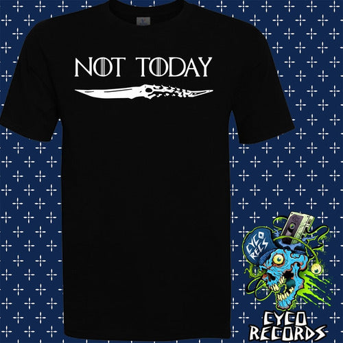 Game Of Thrones - Not Today Negra - Polera
