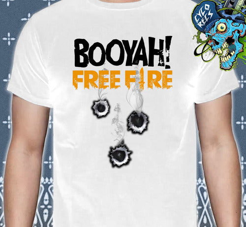 Free Fire Diseño 1 Videojuegos Polera - Cyco Rec - Polera