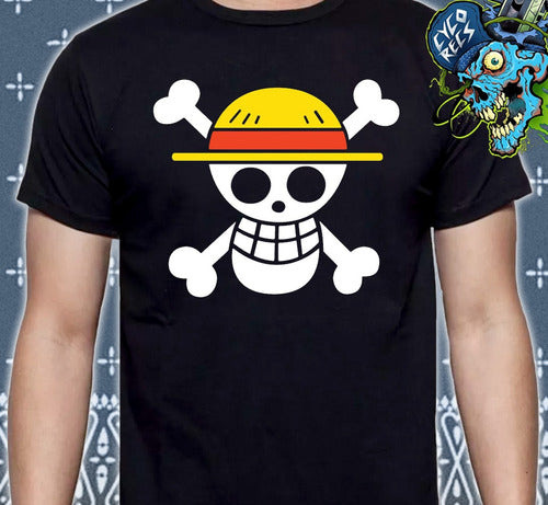 One Piece  Logo  Animación  Polera - Cyco Records - Polera