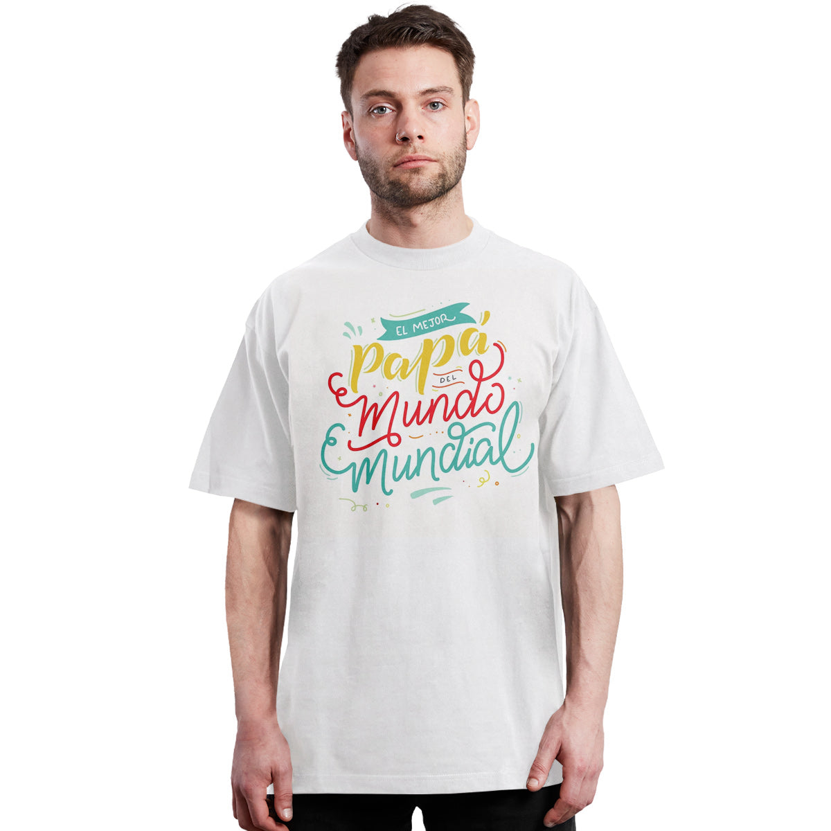 Dia Padre - Mejor Papa del Mundo Mundial - Polera