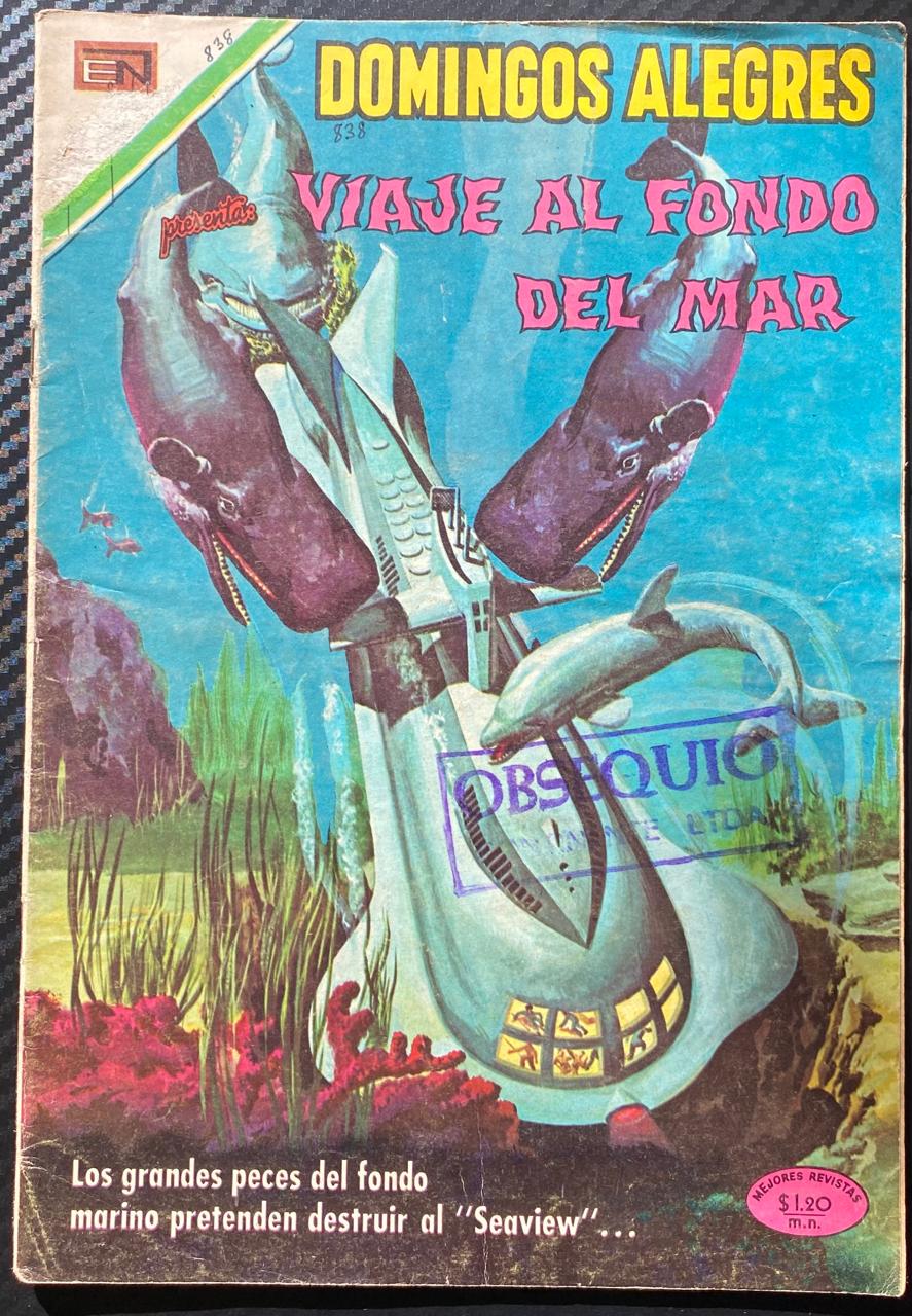 Domingos Alegres "Viaje al Fondo del Mar" N°838 - Revista