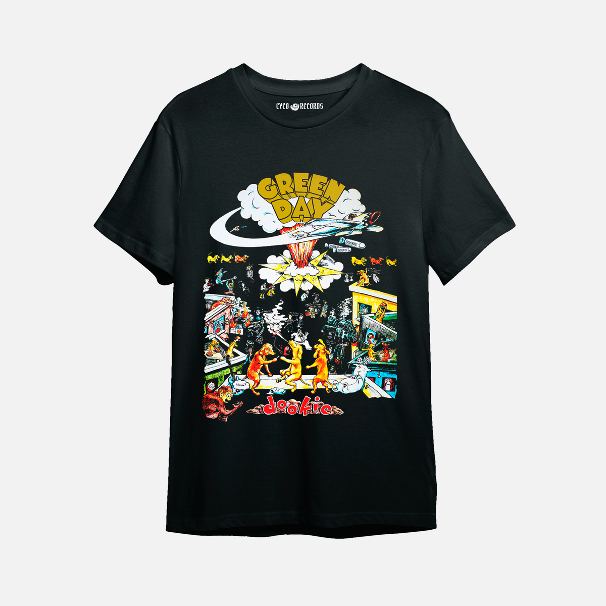 GreenDay-DookieNegra-Polera.
