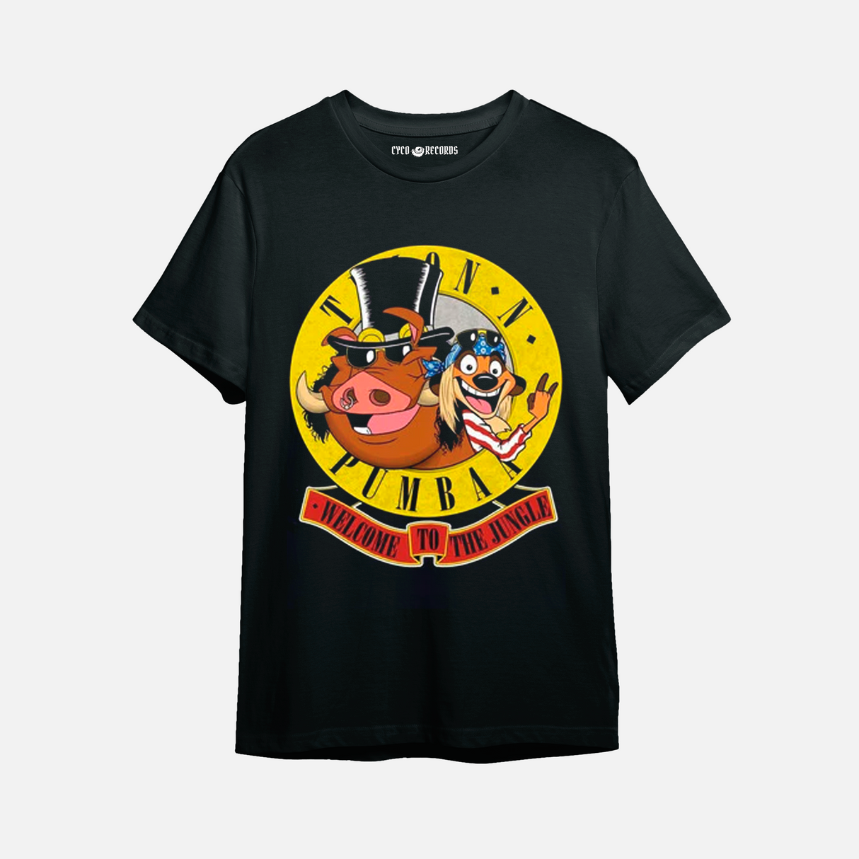 Guns And Roses Timon Pumba - Animacion Rock - Polera