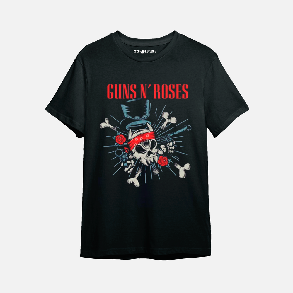 Guns N' Roses - Cartoon Skull - Polera