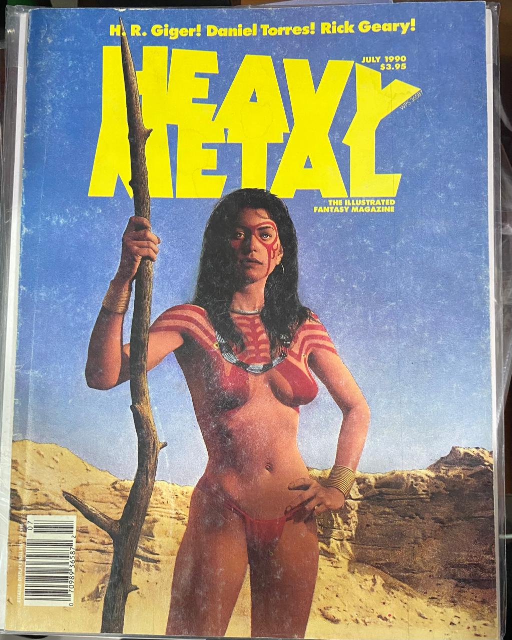 HEAVY METAL MAGAZINE July 1990 - Vol. 14 N°3 - Revista