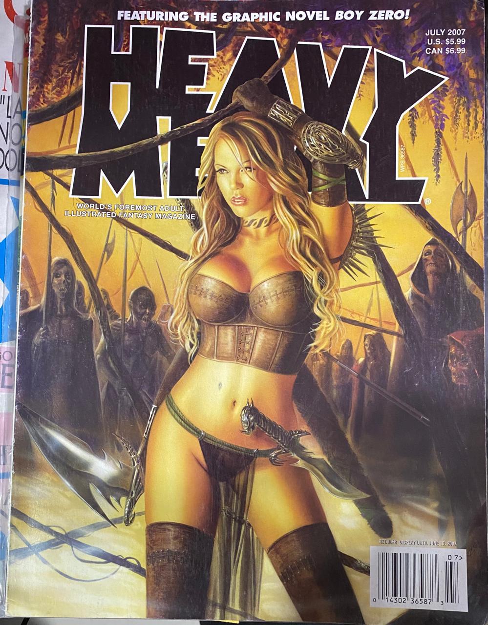 HEAVY METAL MAGAZINE July 2007 - Vol 31 N°3 - Revista
