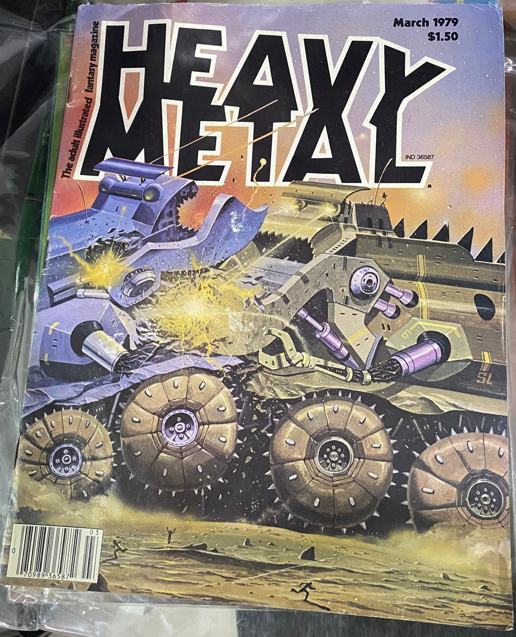 HEAVY METAL MAGAZINE March 1979 - Vol.2 N°11 - Revista