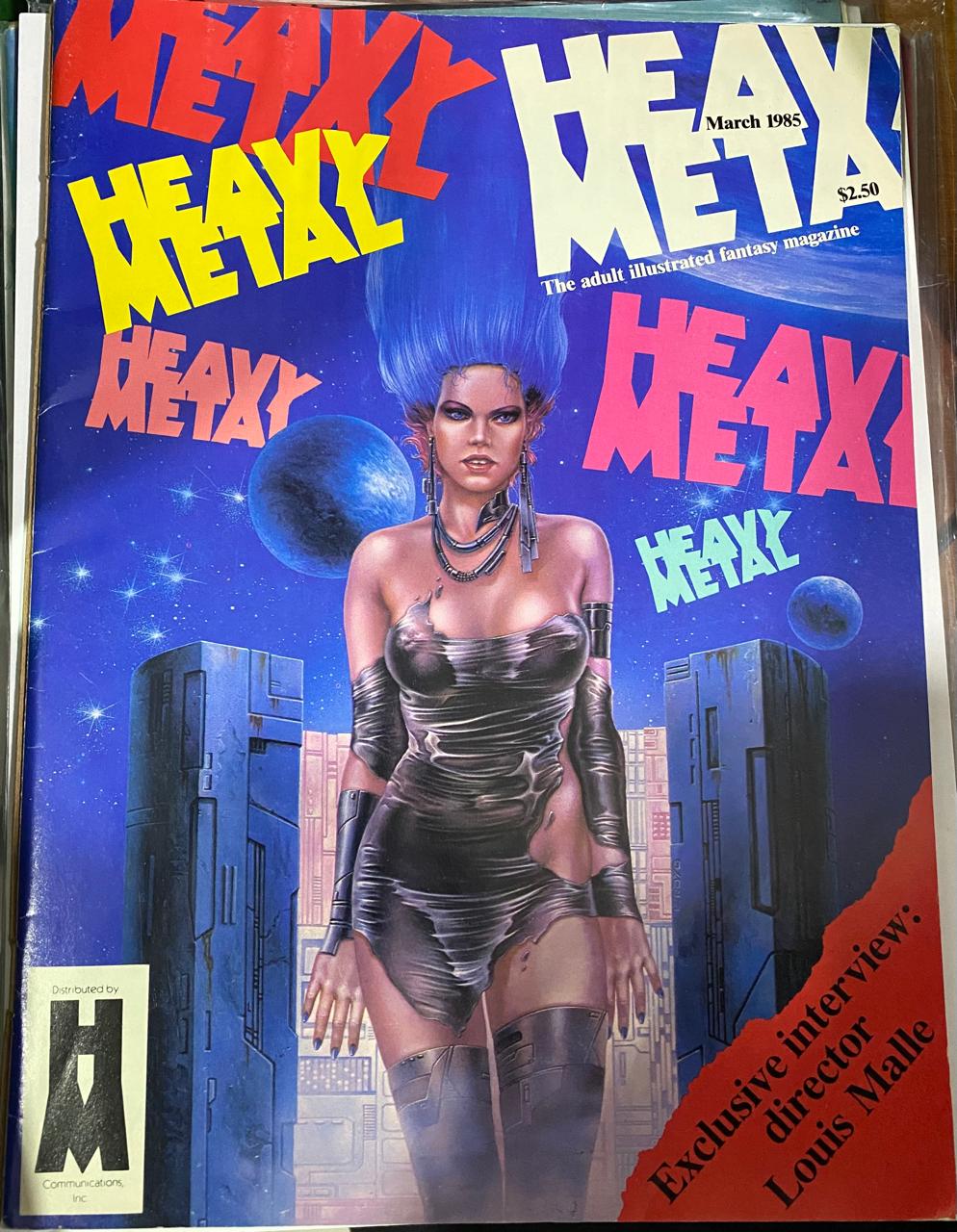 HEAVY METAL MAGAZINE March 1985 Vol.8 N°12- Revista
