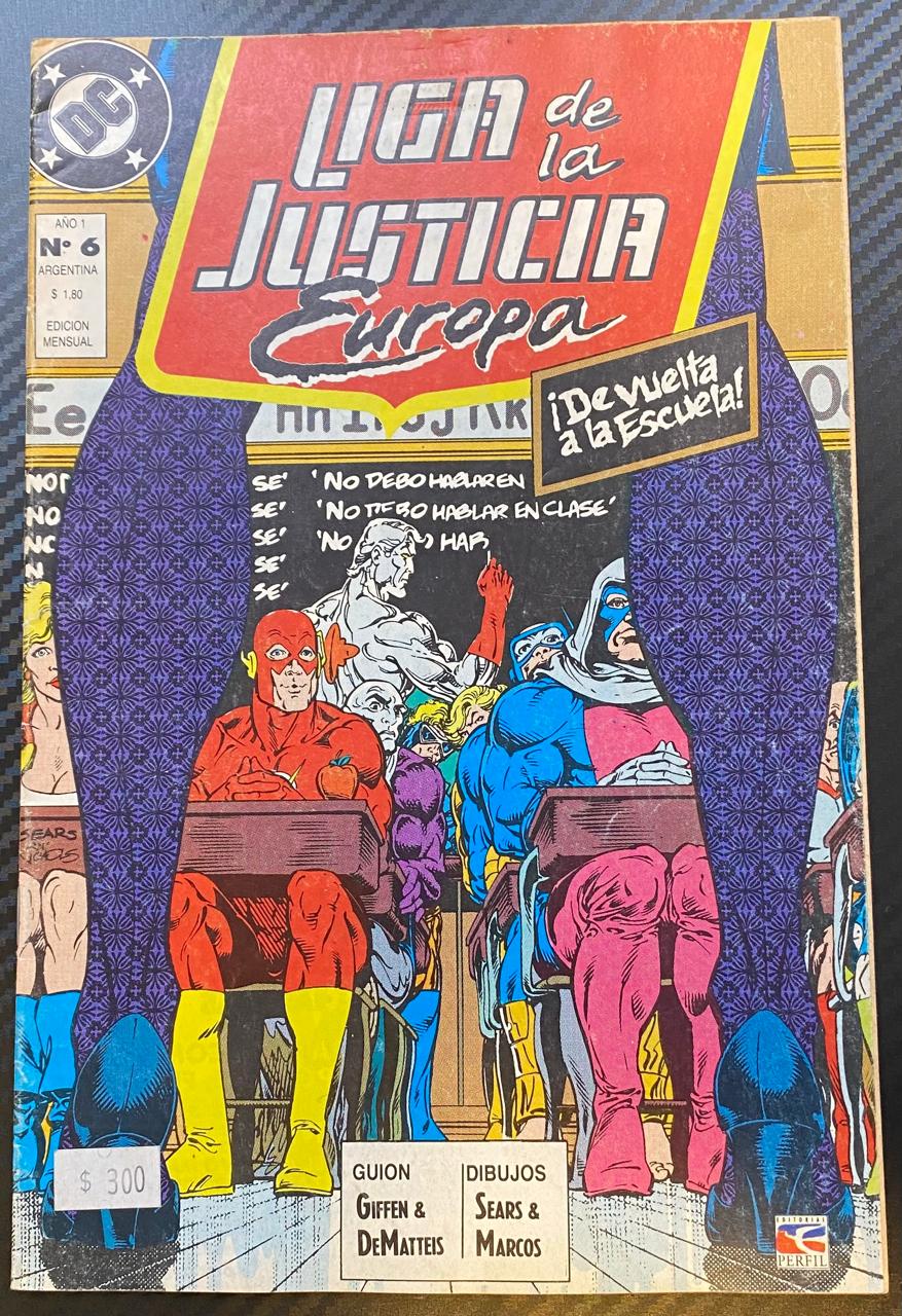 Liga de la Justicia Europa N°6 - Revista