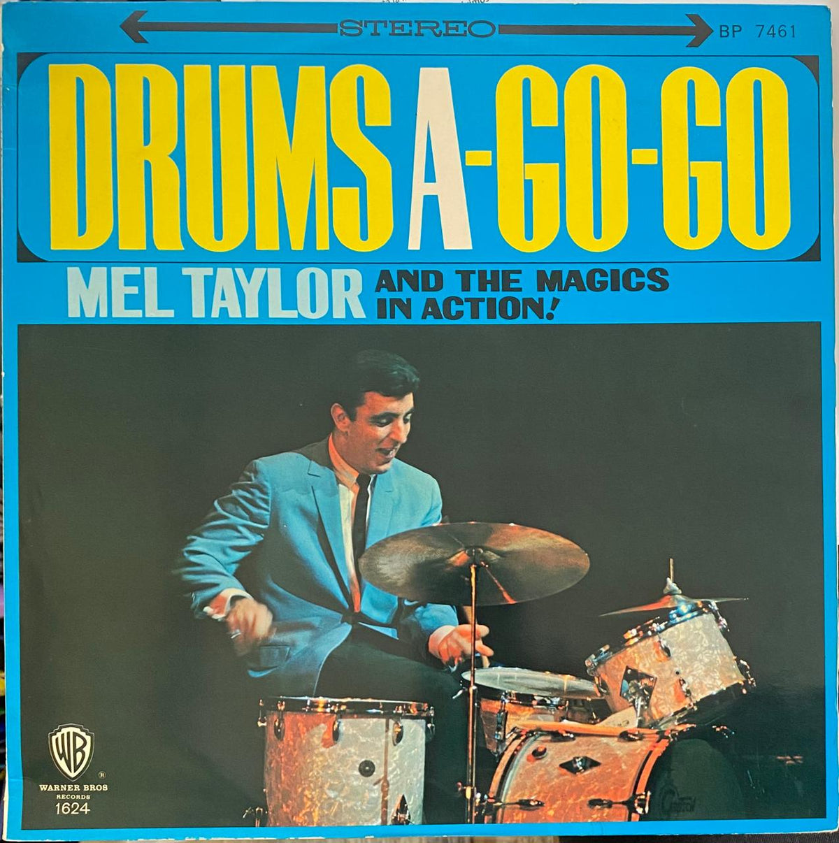 Mel Taylor And The Magics – Drums A-Go-Go - Vinilo Japonés (Sin Obi)