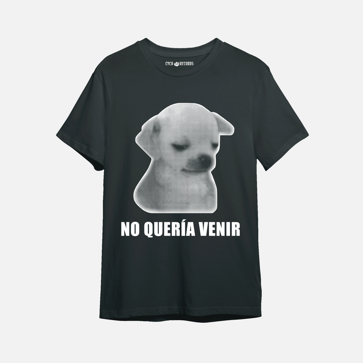 Meme - No Queria Venir - Polera Negra