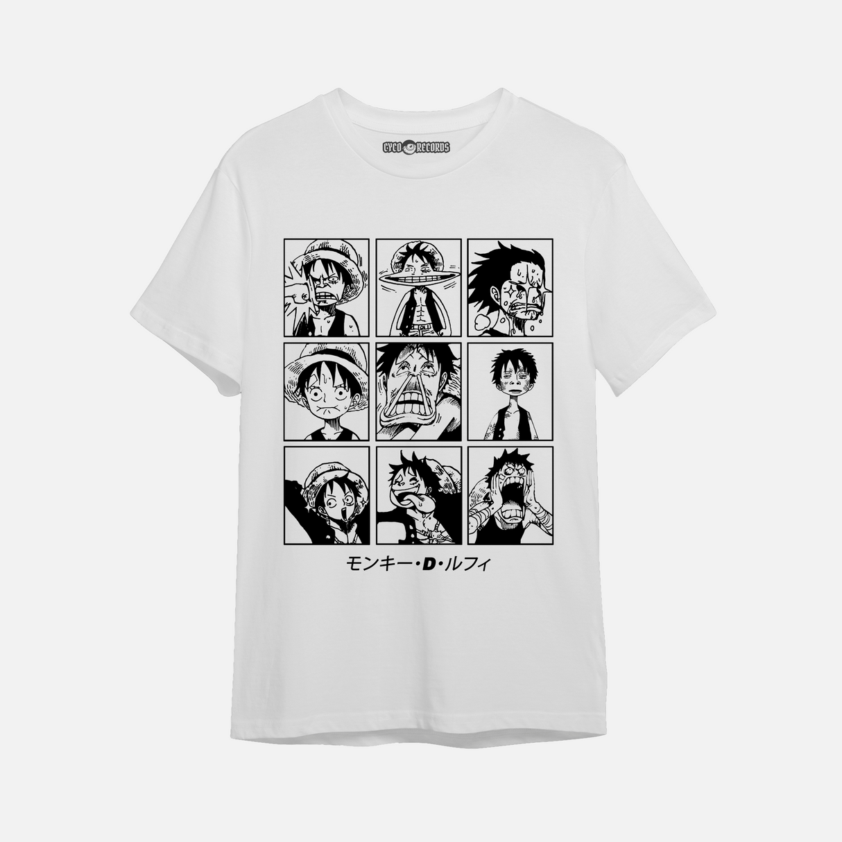 One Piece - Luffy Caras - Polera