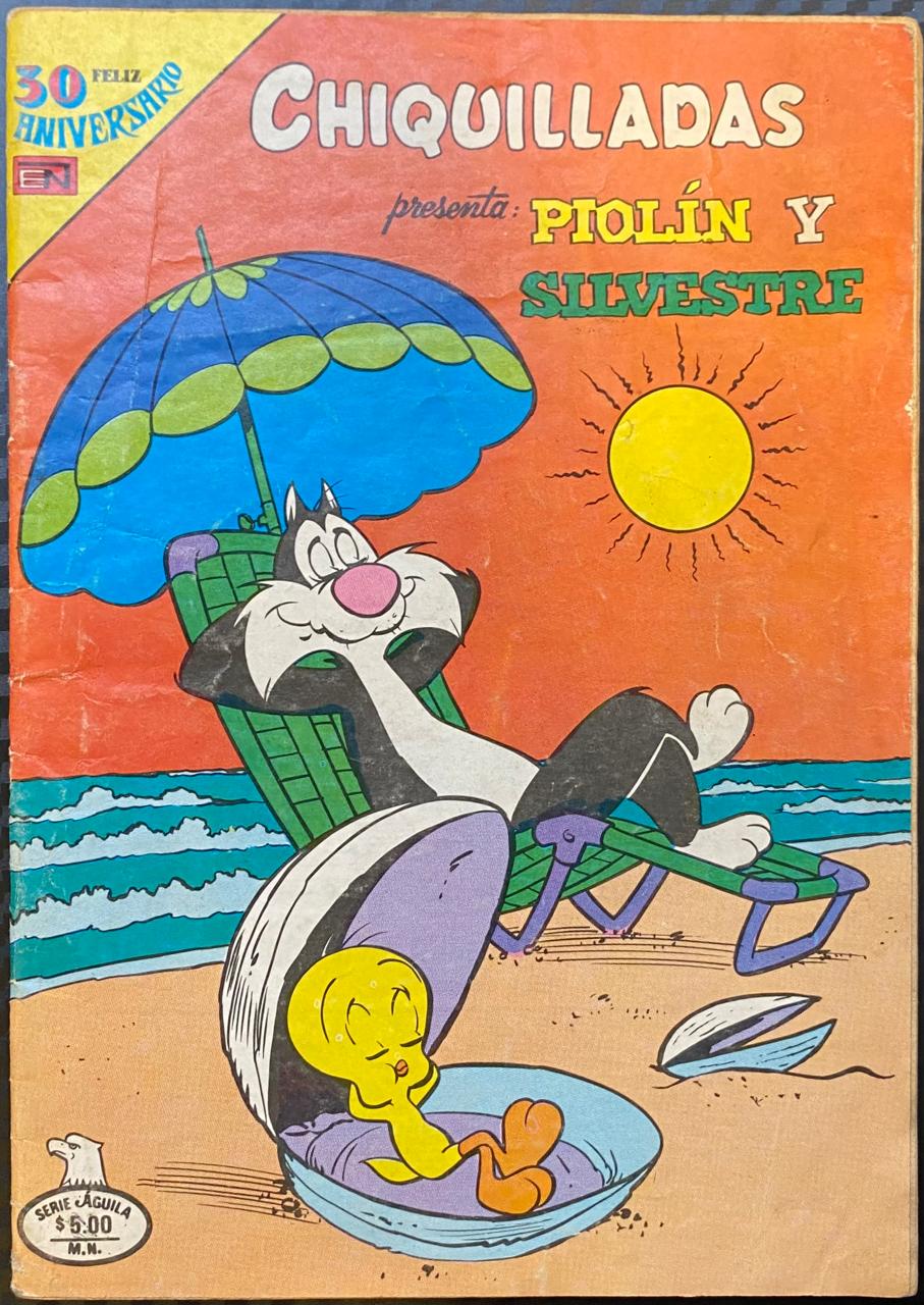 "Piolín y Silvestre" Chiquilladas Serie Águila" N°2-723 - Revista