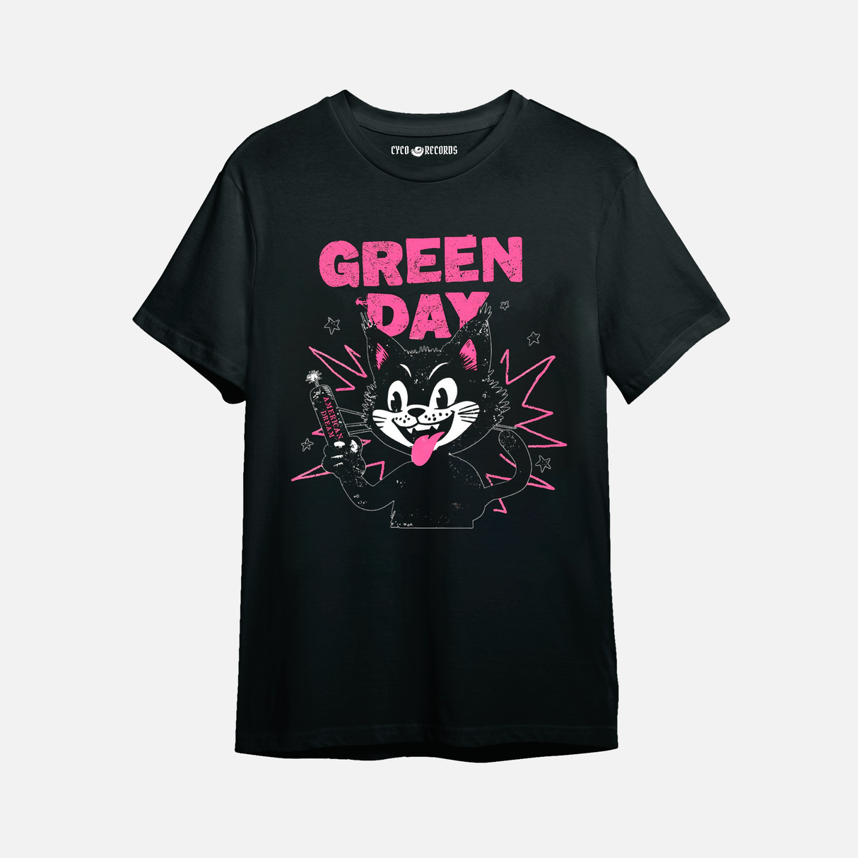 Green Day - Dynamite Cat - Polera